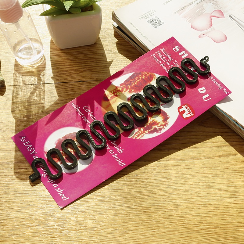 Dụng Cụ Tết Tóc Chân Dết Khuôn Bện Tóc Lượn Sóng Hỗ Trợ Thắt Bím Tóc Dễ Dàng Tạo Kiểu Tóc Thời Trang