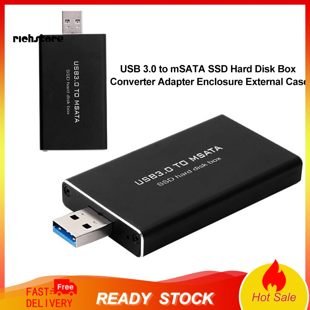 Hộp Chuyển Đổi Ổ Cứng Ngoài USB 3.0 Sang mSATA SSD Ốp