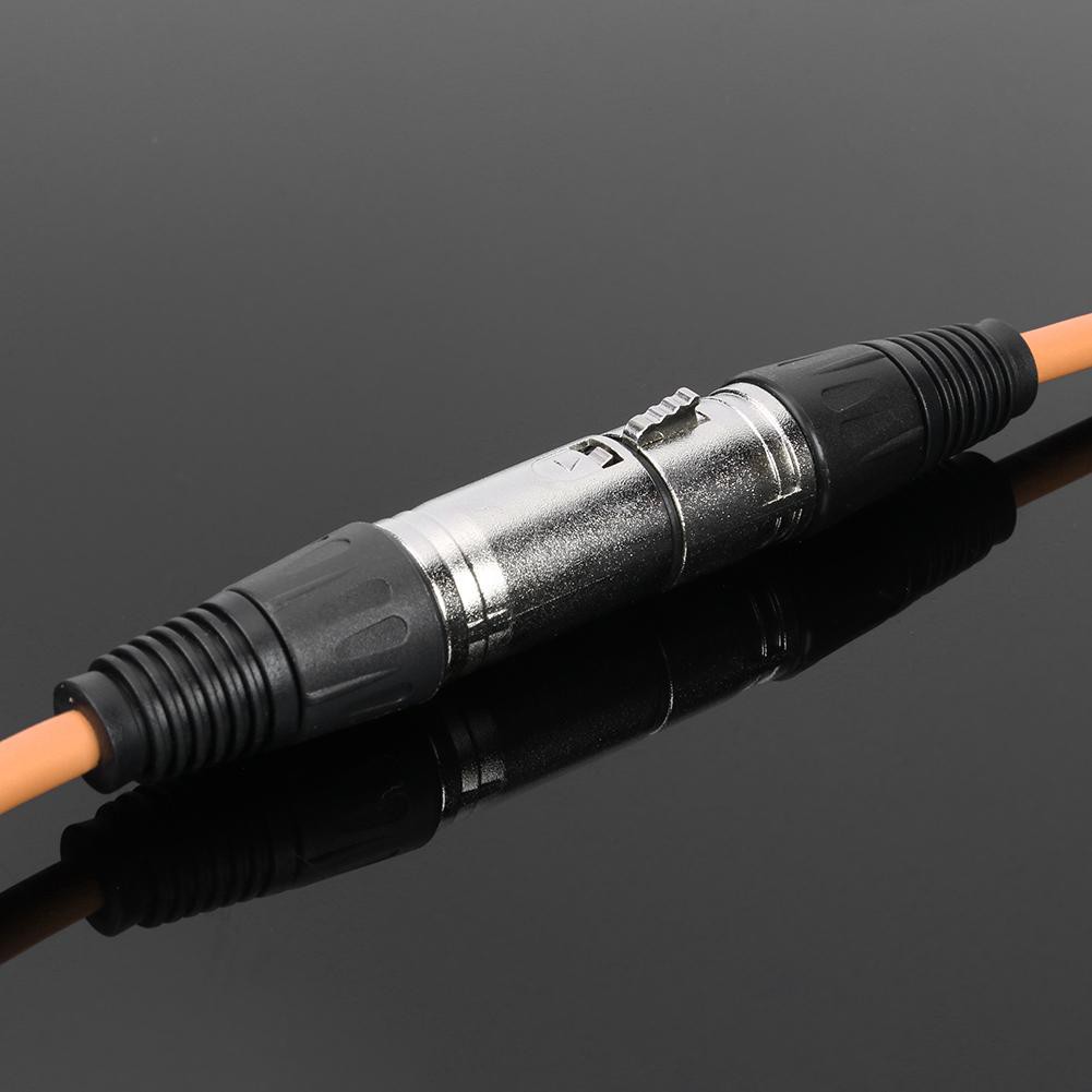 Dây cáp microphone âm thanh nối dài 1m kết nối đầu cắm XLR 3 chấu với cổng cắm XLR thiết kế được bảo vệ
