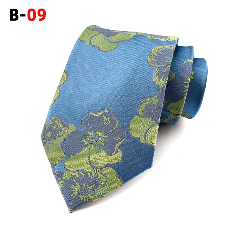 Cà Vạt Họa Tiết Hoa Bản Lớn Bằng Polyester Phong Cách Paisley Thời Trang Mới Dành Cho Nam [Giao Hàng 24 Giờ]