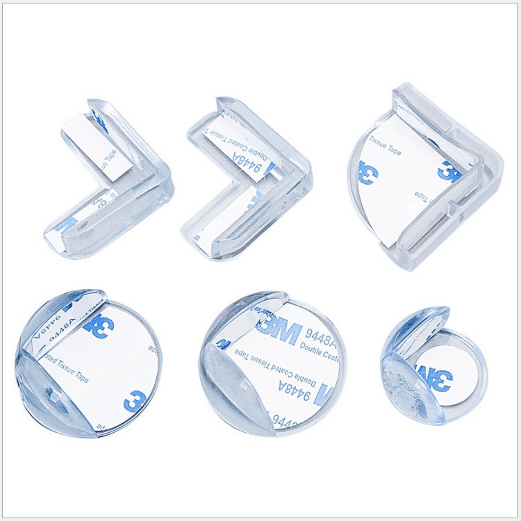 [❌GIÁ SỈ❌] Bộ 4 Miếng Dụng Cụ Silicone Chặn Và Bịt Góc Bàn Tủ Cửa Bảo Vệ Bé 88258