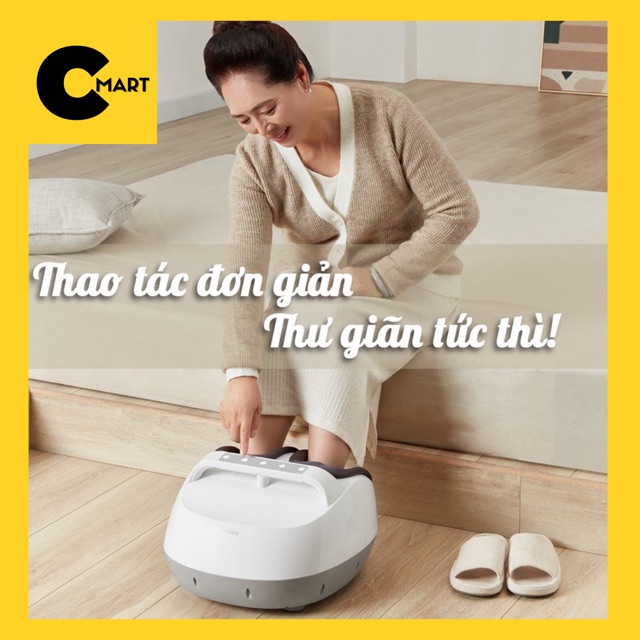 Máy massage bấm huyệt Xiaomi Leravan LJ-ZJ008 - mát xa chân 360 độ [CMART.COM.VN]