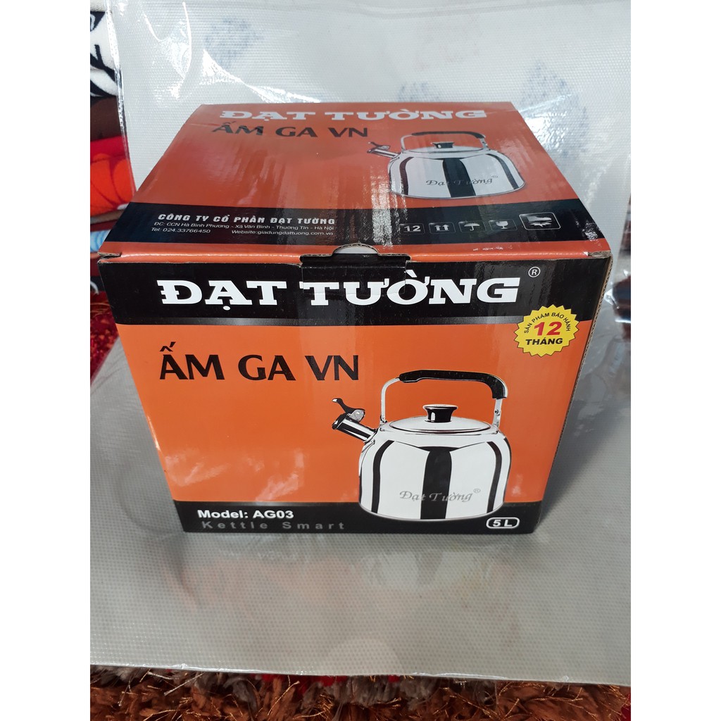 Ấm đun nước bếp ga, bếp từ 5 lít Đạt Tường