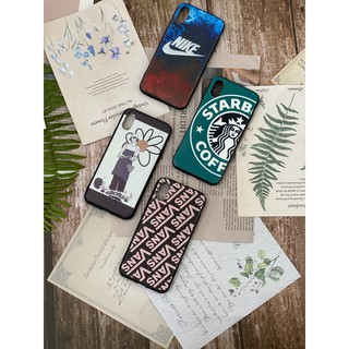 Ốp lưng iPhone viền đen - dành cho iPhone X (nhiều mẫu)
