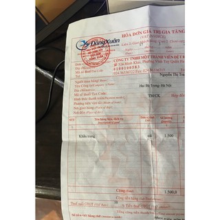 Khẩu Trang Dệt Đông Xuân