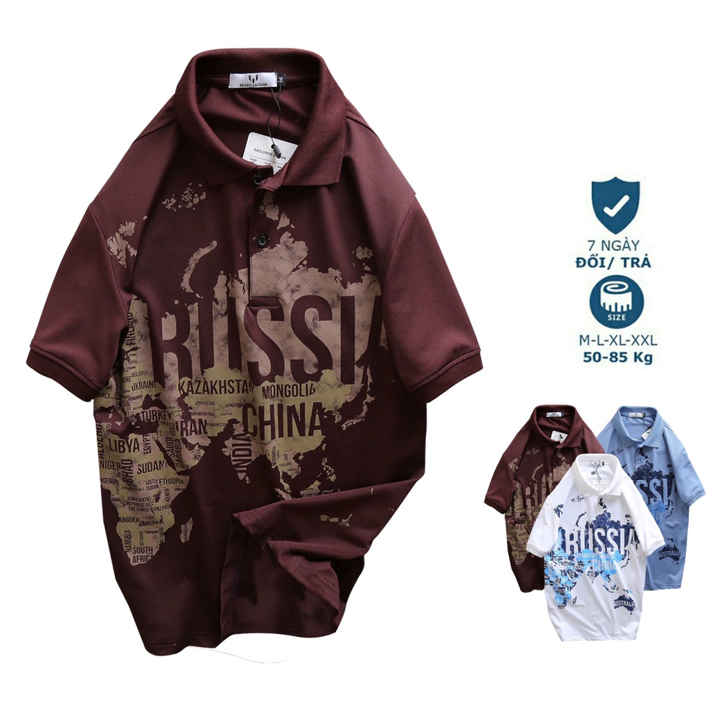 Áo thun POLO  Nam trơn cổ trụ Hàn Quốc,thun cao cấp from chuẩn, thiết kế phong cách sang trọng- áo thun polo nam