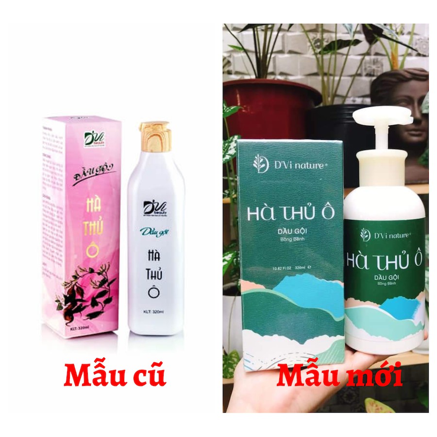 Dầu gội hà thủ ô D'Vi nature giúp tóc đàn hồi và nuôi dưỡng sợi tóc bóng mượt, mềm mại | Dvi nature