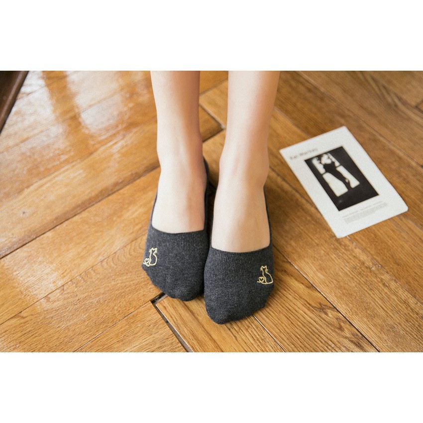Tất Lười Nữ mang giày Búp Bê [SET 5 ĐÔI] , Vớ Nữ đi giày búp bê cao cấp - NUCN-CC-01