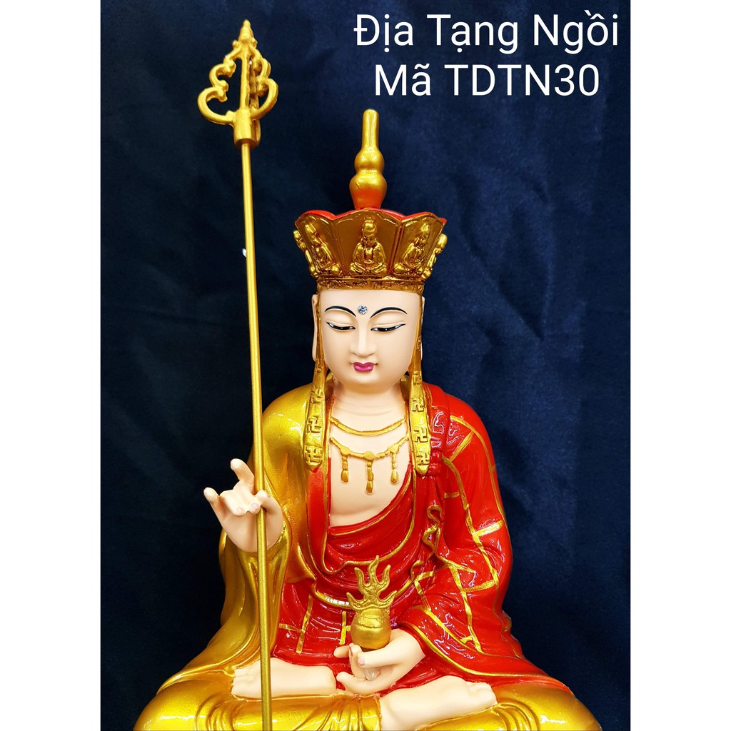 Tượng Địa Tạng Ngồi 30cm T1