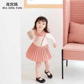 Váy len tiểu thư cho bé gái