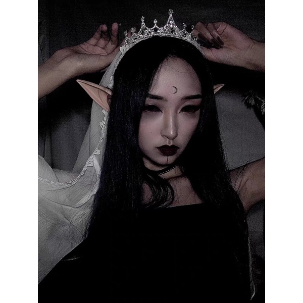 Tai yêu tinh, tinh linh, hồ ly y như tai thật -tai cosplay kết hợp cả gothic,lolita,cổ trang Annieshop