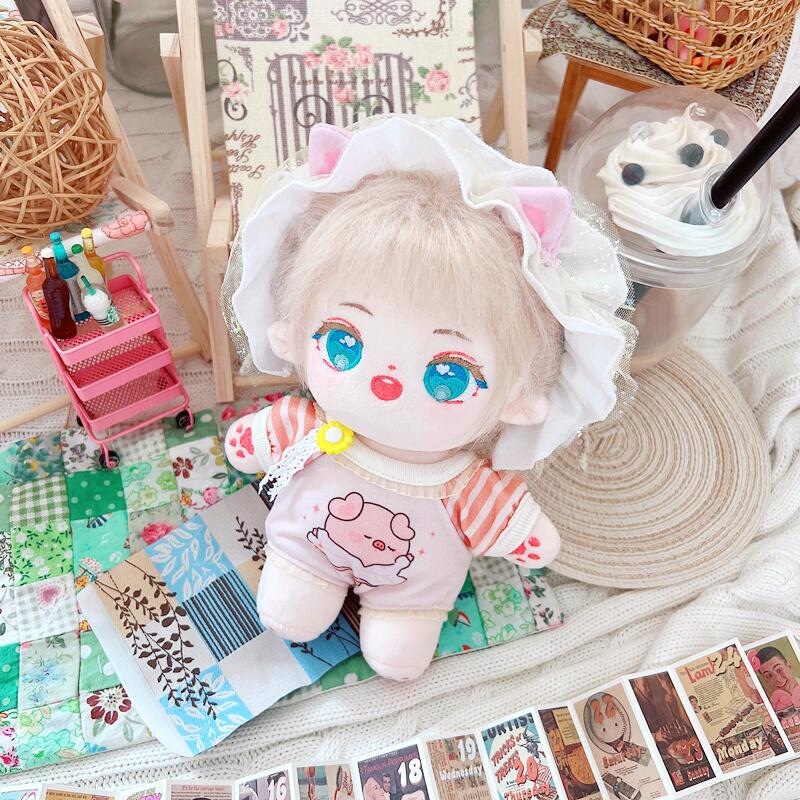 Bộ Áo Liền Quần 20cm Kèm Băng Đô Tai Thỏ / Heo Hoạt Hình Dễ Thương Dành Cho Búp Bê Taeyeon SULLYOON