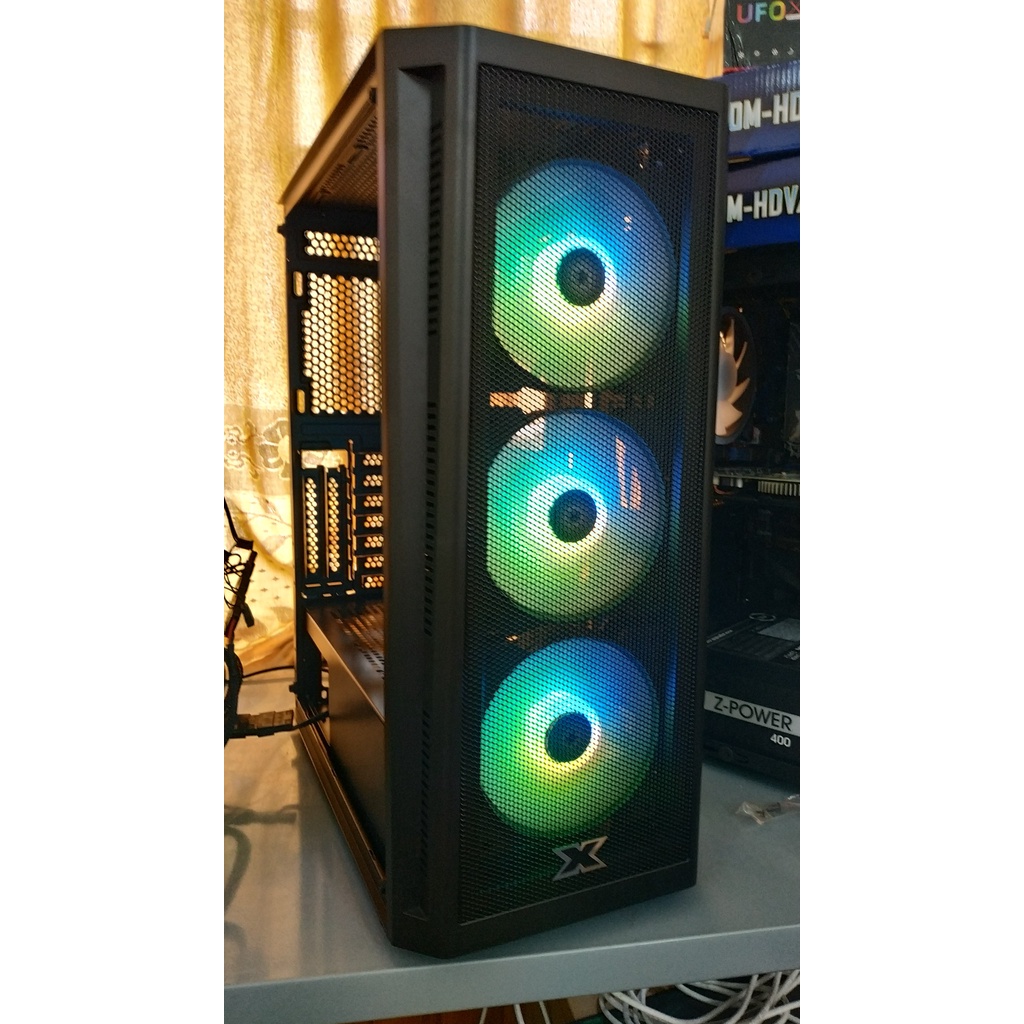 Vỏ Case Xigmatek Master X 3FX - 3 Fan RGB lắp sẵn - New - Chính hãng Mai Hoàng - BH 12 Tháng kể cả vỡ kính