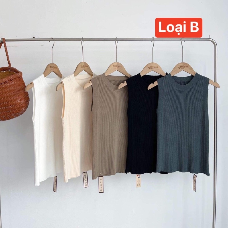 Áo tank top len cổ tròn (A177)