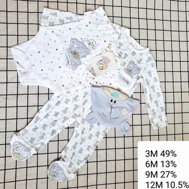 SET 3 TINY TEDDY xuất Mỹ