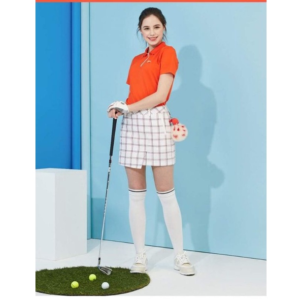 Áo golf Nữ ngắn tay Salm spring xuất dư xịn VNXK