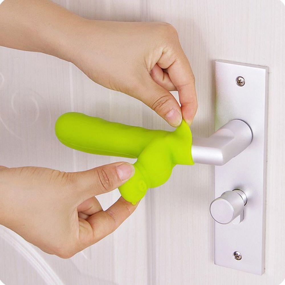 Vỏ Bọc Bảo Vệ Núm Vặn Cửa Không Gây Tiếng Ồn Bằng Silicon Tiện