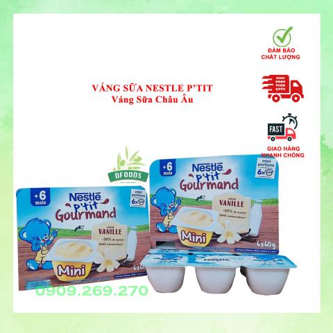 Váng sữa/Sữa Chua Nestle Pháp cho bé date tháng 06.2022