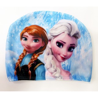 Nón bơi in hình Elsa Anna dành cho trẻ em