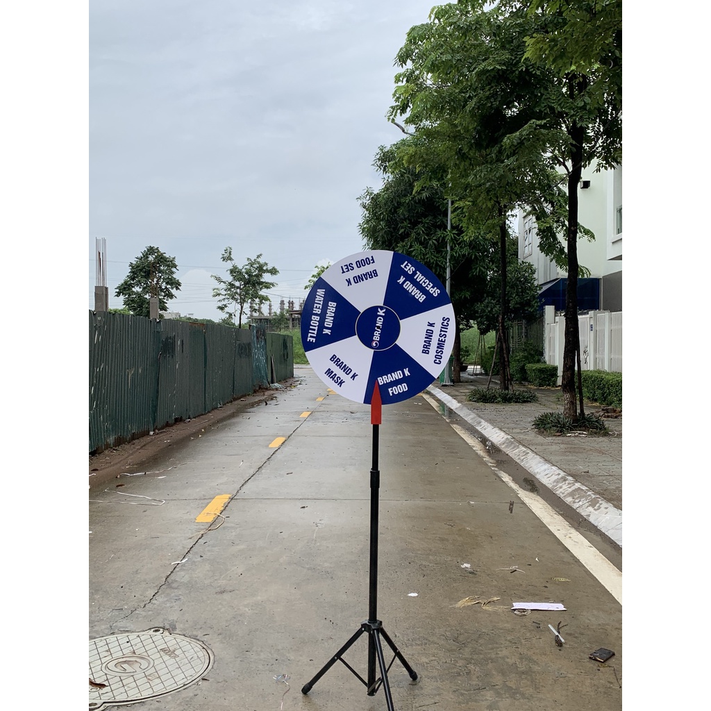 Vòng quay trúng thưởng hot kiểu dáng mới, vòng quay may mắn nhiều màu sắc