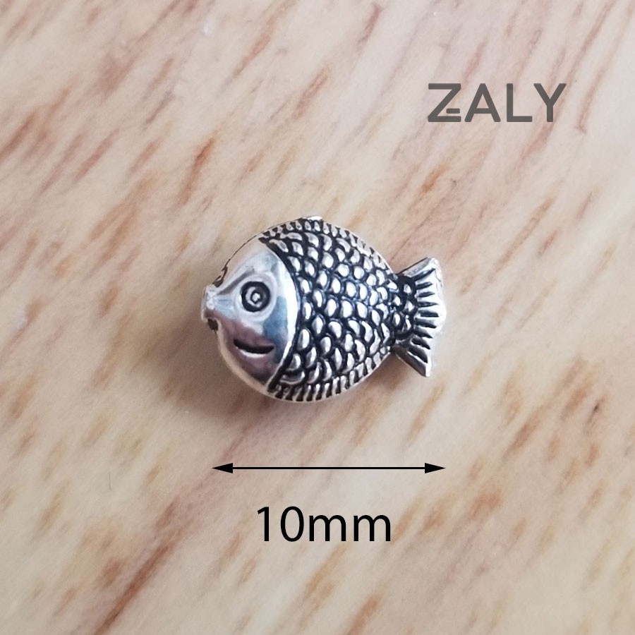 Charm bạc chặn Cá Chép CC43 zaly - Bạc 925