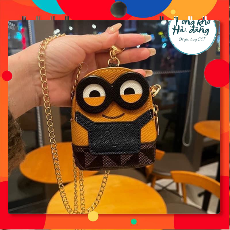 Túi đeo chéo mini hình Minion cute ngộ nghĩnh dễ thương