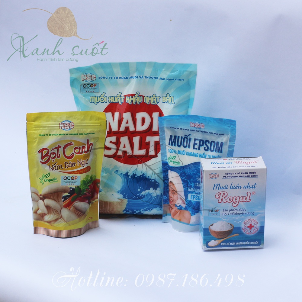 Muối Hạt Xuất Khẩu Nhật Bản- Nadi Salt- Muối Biển Sạch Nhiều Vi Khoáng