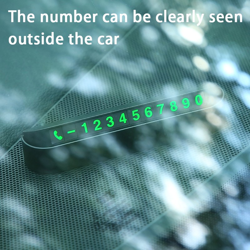 Bảng Số Điện Thoại Đỗ Xe Tạm Thời Thiết Kế Thời Trang Cho BMW