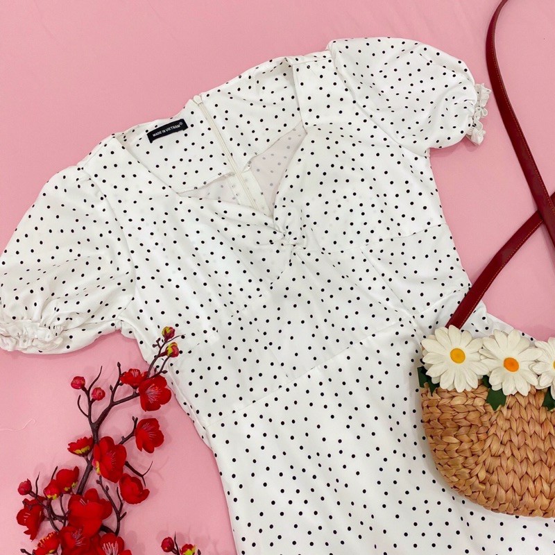 Đầm thiết kế❤️Đầm bi tay phồng ❤️FREESHIP ❤️Hình thật trải sàn | BigBuy360 - bigbuy360.vn