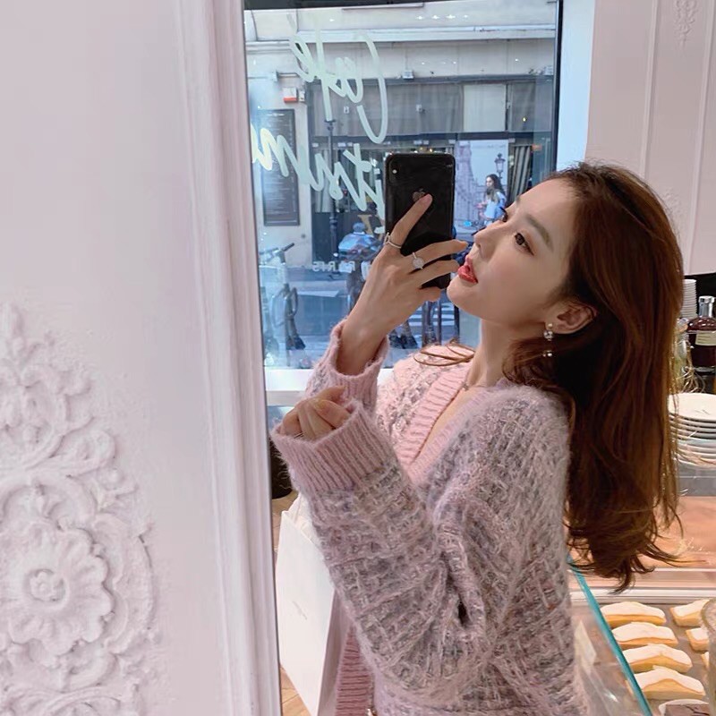 SET ÁO KHOÁC LEN ÁO CARDIGAN LEN + CHÂN VÁY LEN ÔM NGẮN