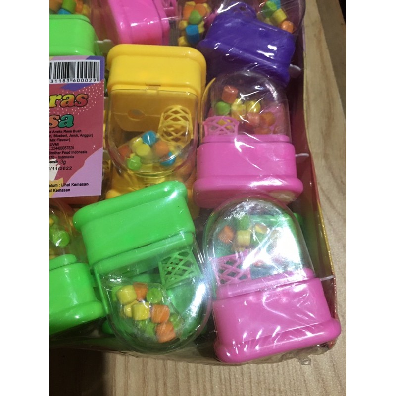 vỉ 30 lọ kẹo xê hình ngôi nhà ( sỉ đồ trẻ em)