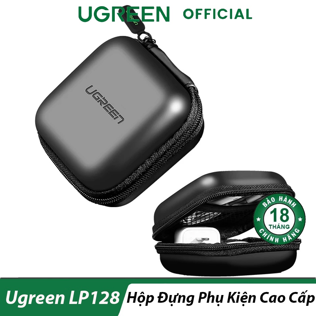 Hộp Đựng Đa Năng Tai Nghe Thẻ Nhớ Cáp USB Chống Sốc Chống Nước Ugreen Chính Hãng 40816