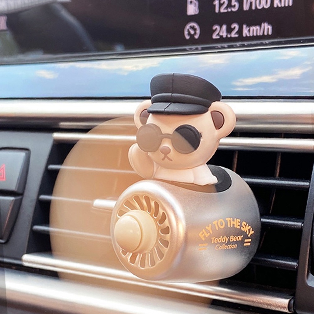 Kẹp làm mát không khí xe hơi PECHAM thiết kế từ tính hình gấu teddy | BigBuy360 - bigbuy360.vn