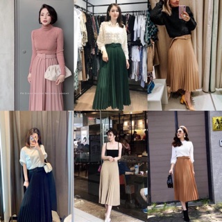 Bán sỉ chân váy xếp ly sll