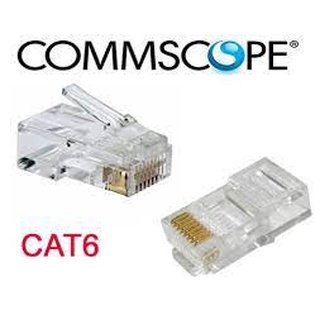Hạt mạng j45 cat6 commscope 8 chân đồng - đầu mạng chính hãng