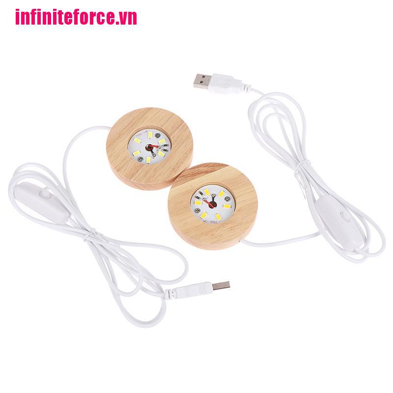 Đế Gỗ Trưng Bày Đèn led Trang Trí Nội Thất Độc Đáo