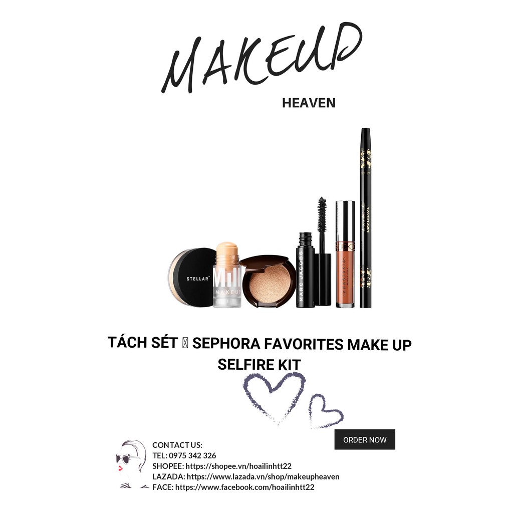 [CÓ SẴN CLIP] Tách sét 🌷 SEPHORA FAVORITES make up selfire kit