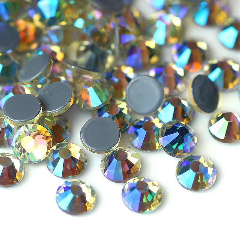 Đá Pha Lê AB SS6-SS30 Dùng Trang Trí Quần Áo DIY