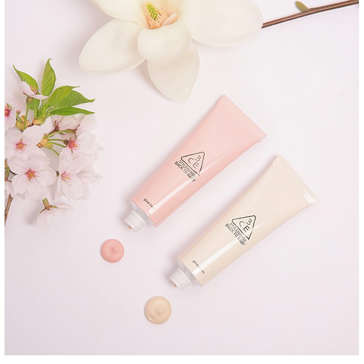 Kem Lót Tăng Độ Căng Bóng Cho Da 3CE Stylenanda Back To Baby Glow Beam 30ml