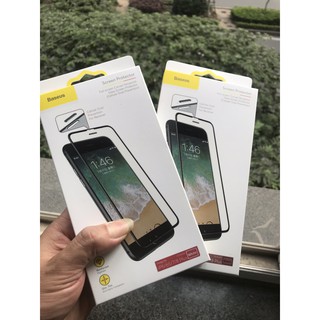 Kính cường lực full màn hình Baseus bảo vệ màng loa cho IPhone 6 Plus 7 Plus 8 Plus/Iphone 6/7/8