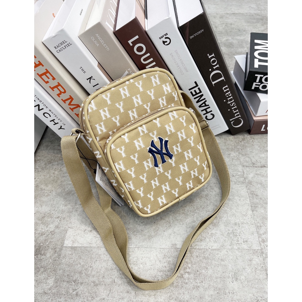 Túi đeo chéo minibag NY MLB Monogram Rainbow XUẤT DƯ FULL TEM TAG
