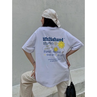 KEEP ON SMILES T-SHIRT FLORAL WHITE