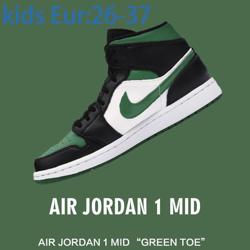 Giày Chính Hãng NIKE Nike Trẻ Em Cộng Với Cashmere AIR JORDAN 1 LOW AJ1 Joe 1 * Chỗ *