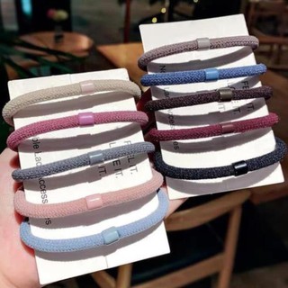 Dây Cột Tóc Co Giãn Nhiều Màu Sắc Phong Cách Hàn Quốc