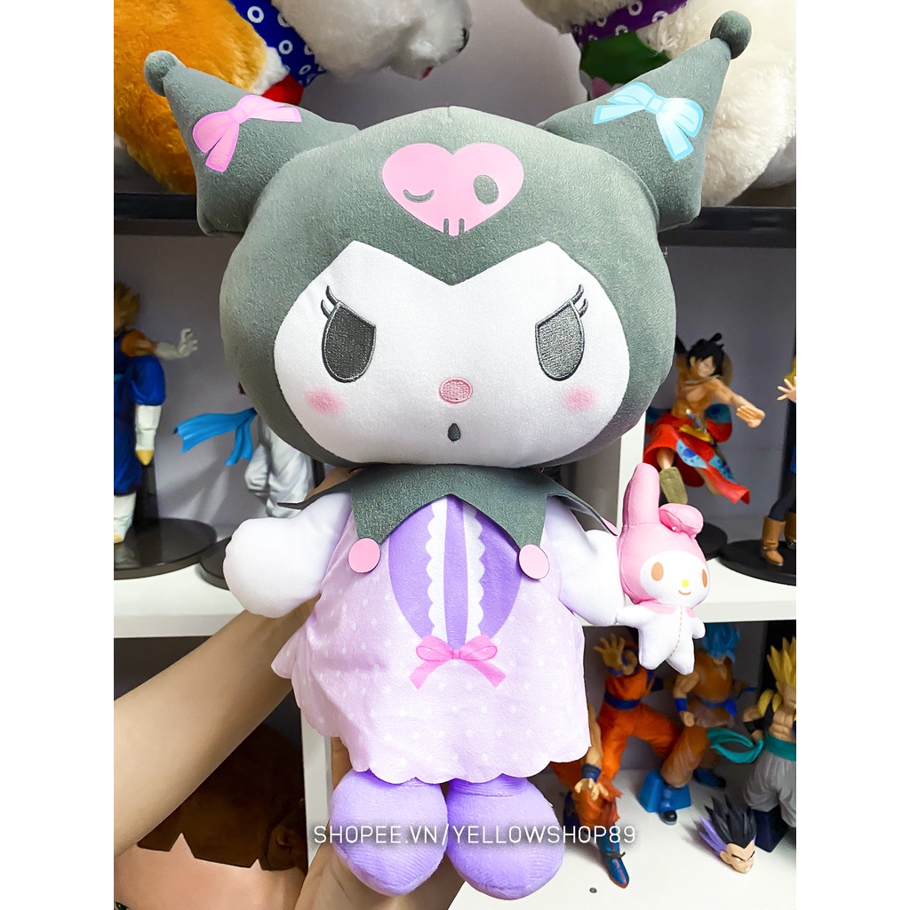 Gấu bông Sanrio - My Melody - Girly Purple Big Plushy - Kuromi 30cm