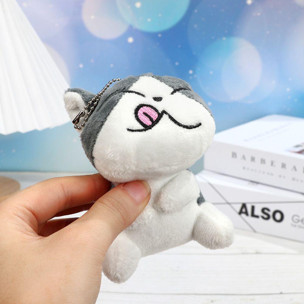 LUOL Móc Khóa Hình Mèo Bông Dễ Thương