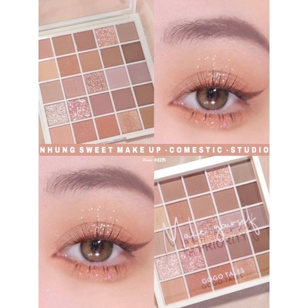 BẢNG MẮT tone nude 🩰được NhUng sử dụng nhiều nhất thời gian gần đây