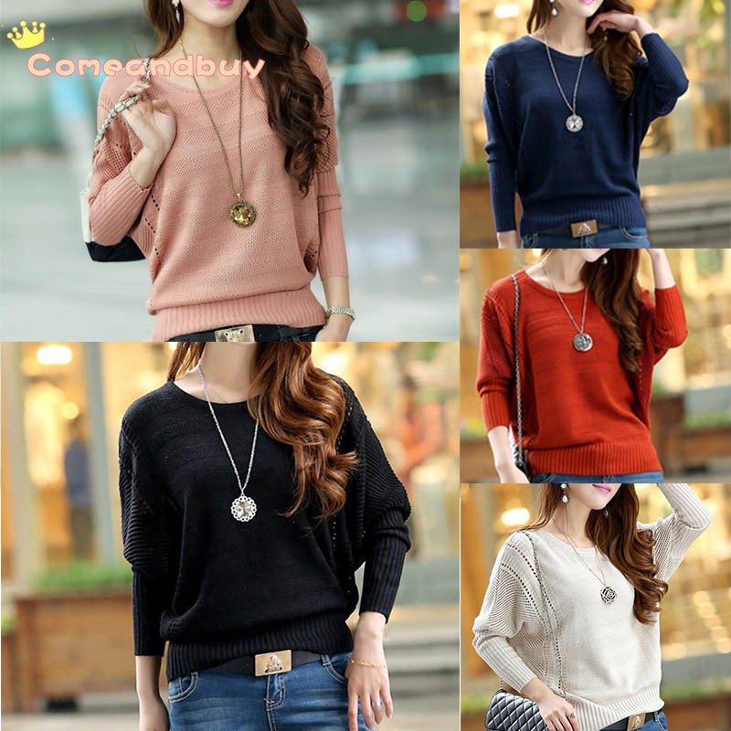 Áo thun sweater cánh dơi phong cách Hàn Quốc