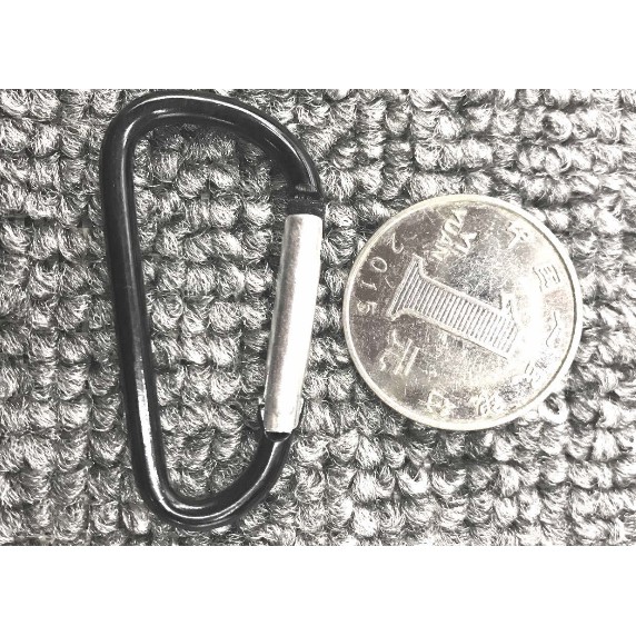Móc Khóa Treo 4.5cm - Chữ D - Carabiner 1k 1000đ 1000 - Hàng Có Sẵn Trong Kho