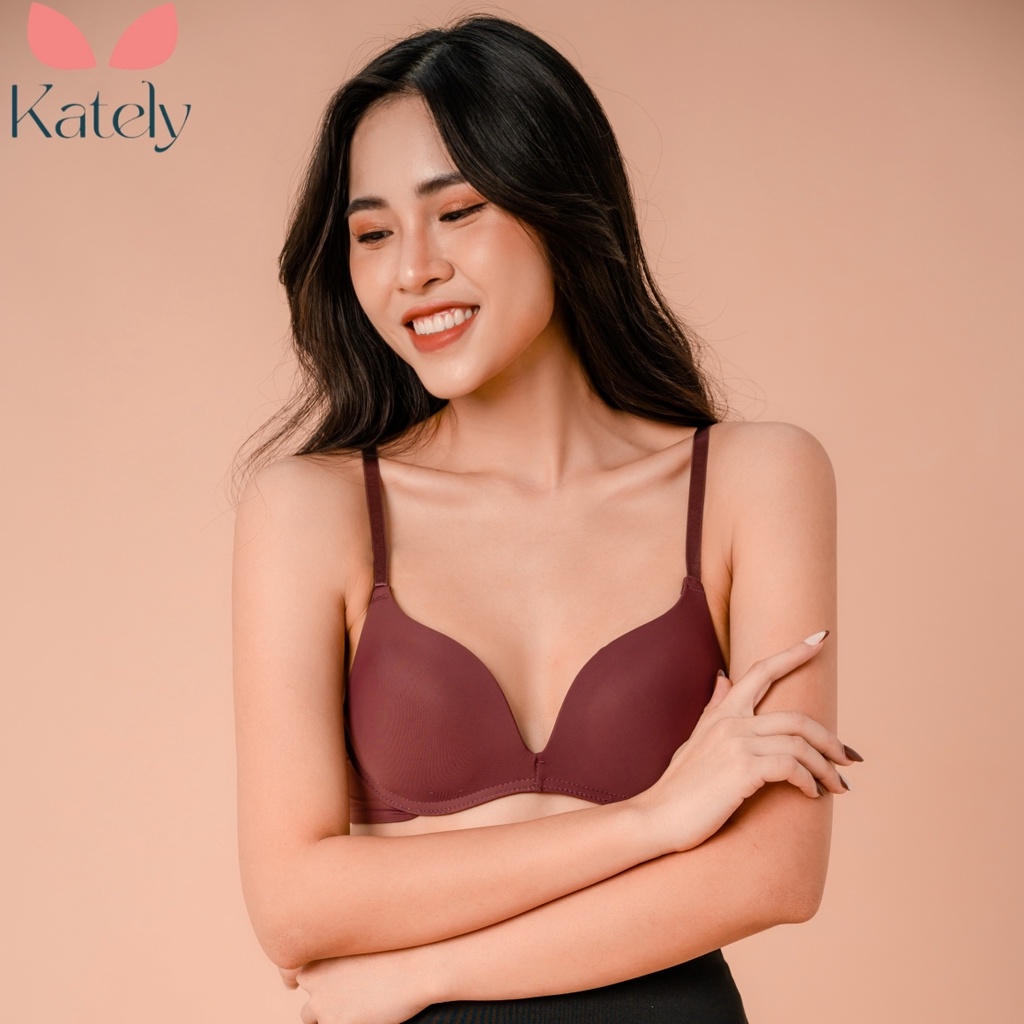 Áo lót nữ Kately trơn không gọng, ôm khuôn ngực, tôn vòng 1 gợi cảm quyến rũ, có cỡ big size mã AL004 | BigBuy360 - bigbuy360.vn